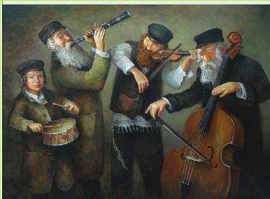 (בספר תמונה) כליזמרים, בוריס דוברוב, ציור שמן, 2006